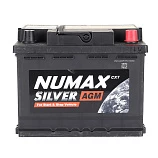 NUMAX AGM 6CT 65Ah R+ 700A EN 242x173x190 Ст. кл. Европейский с бортиком