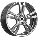 K&K Karrera Light 7x18 5x114,3 ET45 DIA67.1 брайт дарк платинум