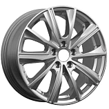 K&K Арнар 7x16 5x112 ET38 DIA66.6 дарк платинум