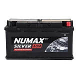 NUMAX AGM 6CT 100Ah R+ 880A EN 353x175x190 Ст. кл. Европейский с бортиком