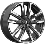 K&K KP014 8x20 5x114,3 ET45 DIA67.1 diamond black gris