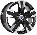 K&K Висмут 7x16 5x112 ET35 DIA66.6 алмаз черный