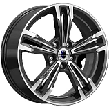 K&K Karrera Light 7x18 5x112 ET35 DIA66.6 алмаз черный