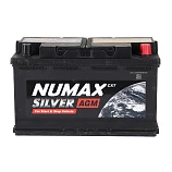 NUMAX AGM 6CT 85Ah R+ 830A EN 315x173x190 Ст. кл. Европейский с бортиком