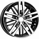 K&K Fencer 7x16 5x114,3 ET40 DIA67.1 алмаз черный