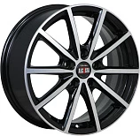 Alcasta M61 7x17 5x108 ET45 DIA63.35 BKF